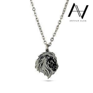 Lion Necklace (Silver) | Arthur Alan Jewelry